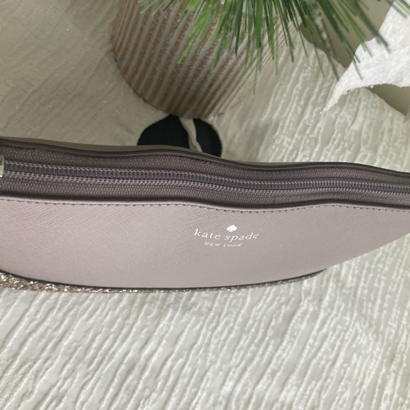 1. Kate Spade Glitter Crossbody Bag – Taupe Gold - Picture 5 of 12